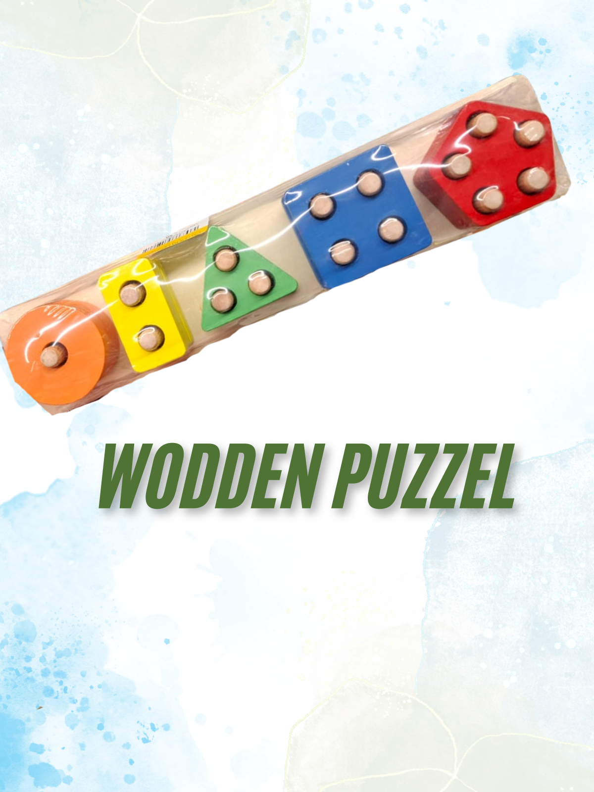 Wooden Shapes Puzzel